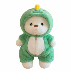 Zielony Miś "dinozaur"